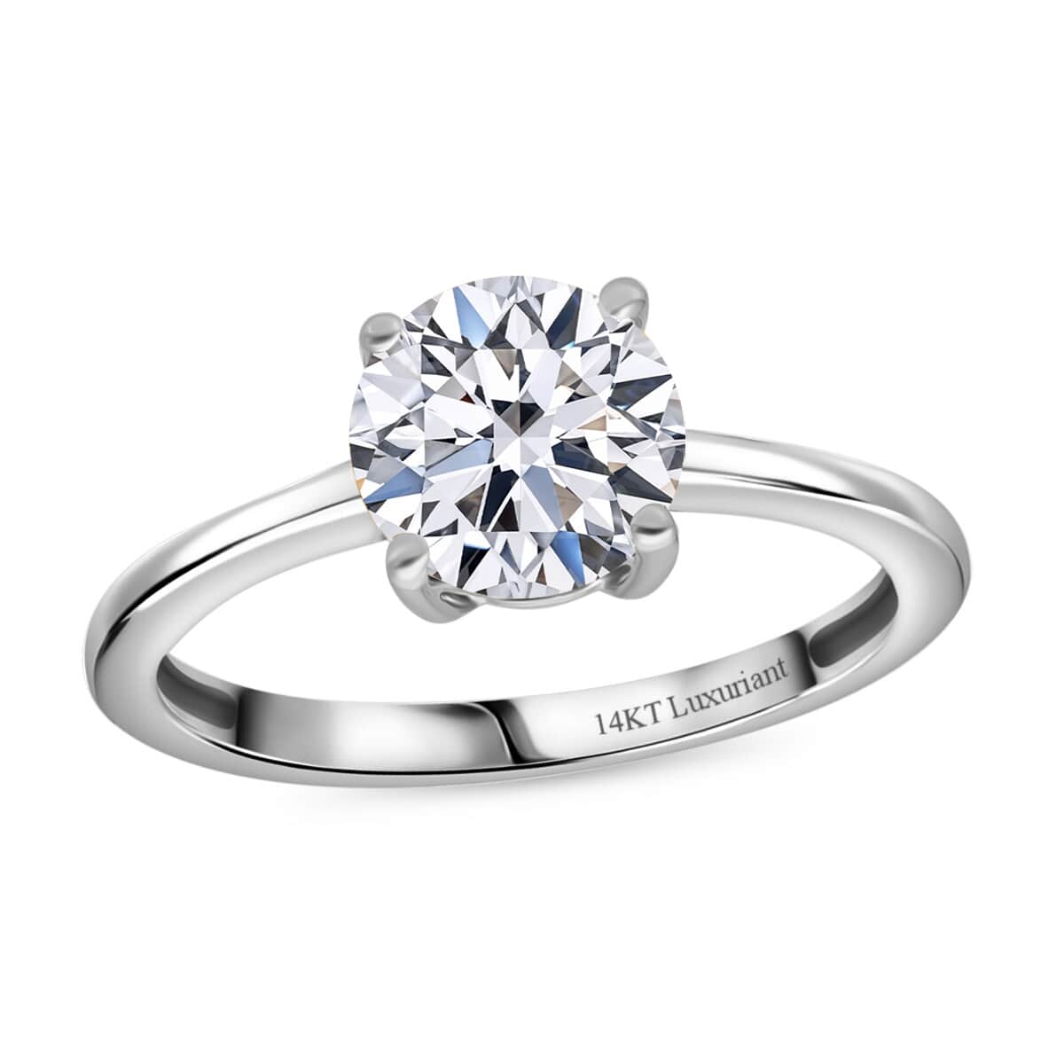 Luxuriant Lab Grown Diamond G VS 3.00 ctw Ring in 14K White Gold (Size 10.0) (Del. in 12-15 Days) image number 0