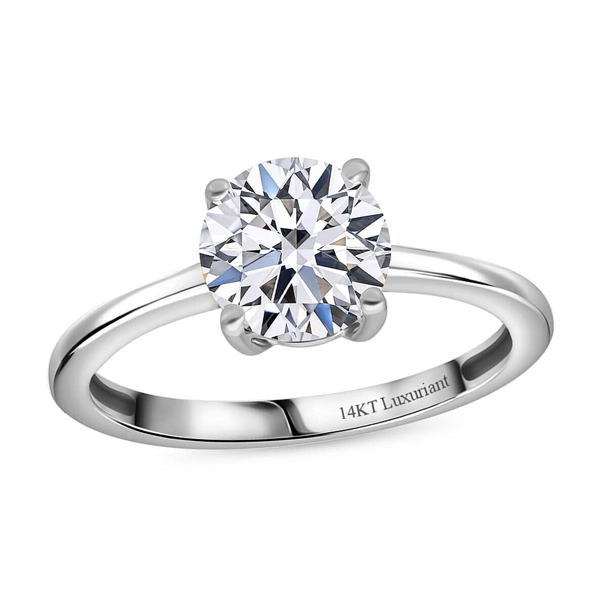 14K White Gold Luxuriant Lab Grown Diamond (G, VS) Ring (Size 10.0) (Del. in 12-15 Days) 3.00 ctw image number 0