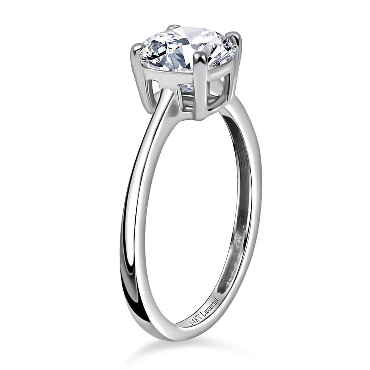 IGI Certified Luxuriant Lab Grown Diamond G VS 3.00 ctw Ring in 14K White Gold (Size 7.0) (Del. in 12-15 Days) image number 8