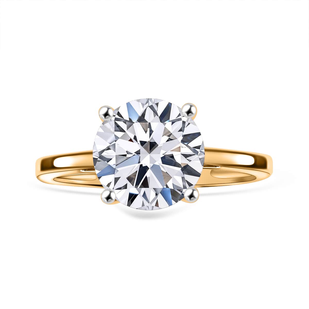 Luxuriant Lab Grown Diamond G VS 3.00 ctw Ring in 14K Yellow Gold (Size 10.0) (Del. in 12-15 Days) image number 0