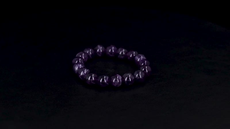 Bi-Color Amethyst 200.00 ctw Beaded Stretch Bracelet