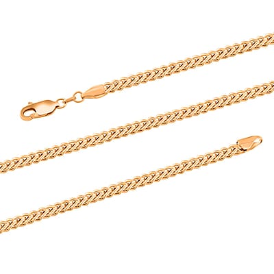 3.2mm Box Franco Necklace in 10K Yellow Gold 11.10 Grams 26 Inches