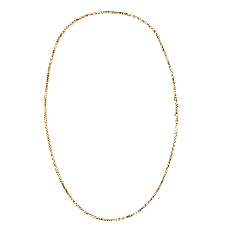 3.2mm Box Franco Necklace in 10K Yellow Gold 11.10 Grams 26 Inches