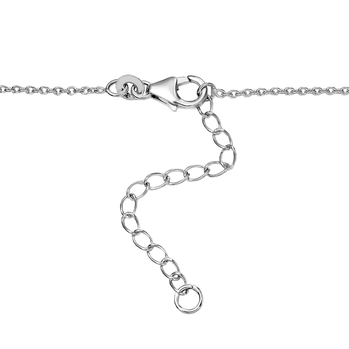 Yellow Diamond 2.75 ctw Knotted Necklace in Rhodium Over Sterling Silver 18 Inches image number 4