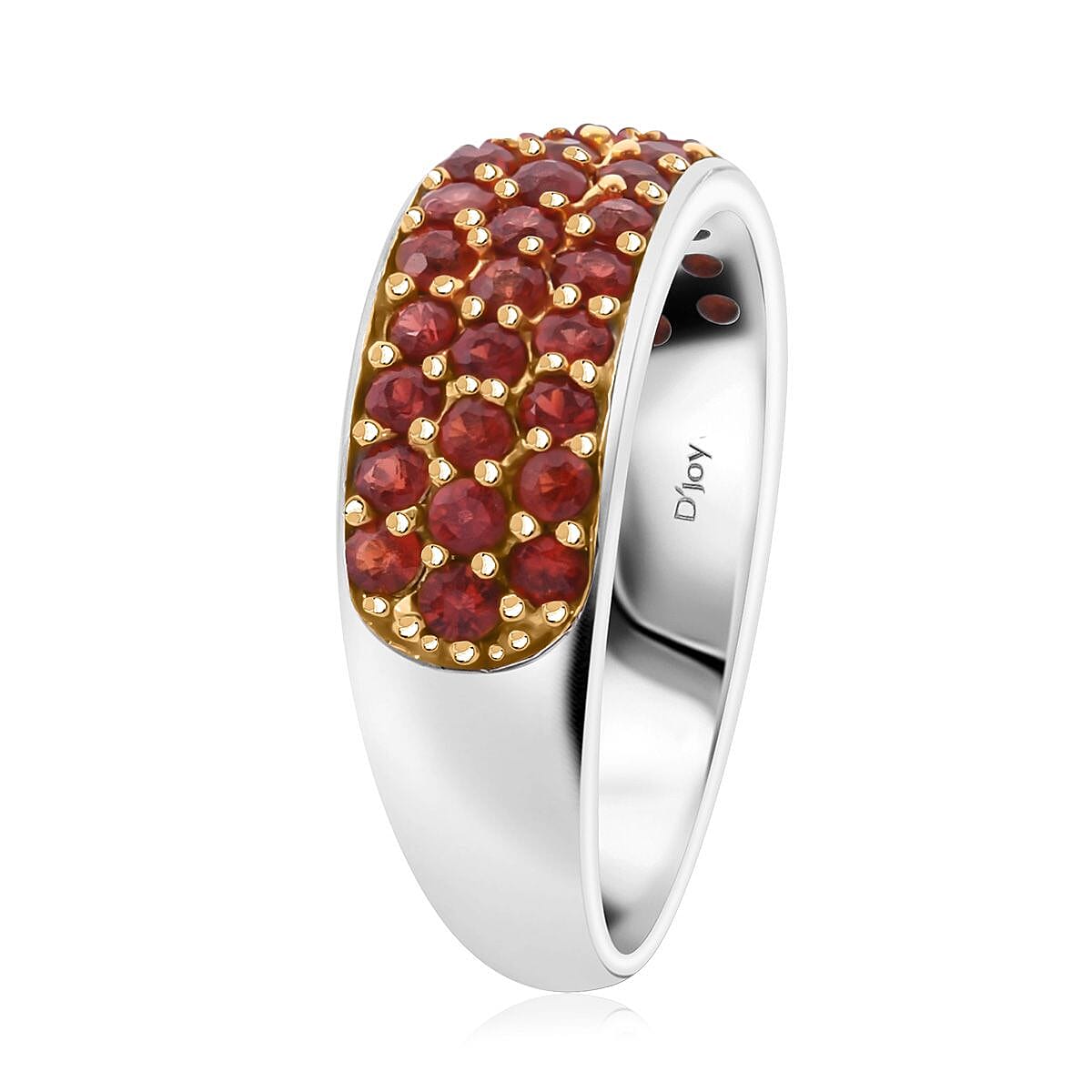 Red Sapphire 1.50 ctw Ring in Rhodium Over Sterling Silver (Size 5.0) image number 3