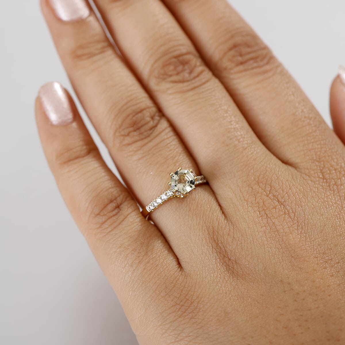 AAA Turkizite and Multi Gemstone 1.40 ctw Royal Crown Ring in 18 Vermeil Yellow Gold Over Sterling Silver (Size 8.0) image number 2