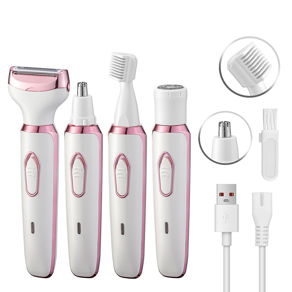Closeout Bene Beauty 4in1 Full Body Portable Electric Razor (USB Adaptor) image number 1