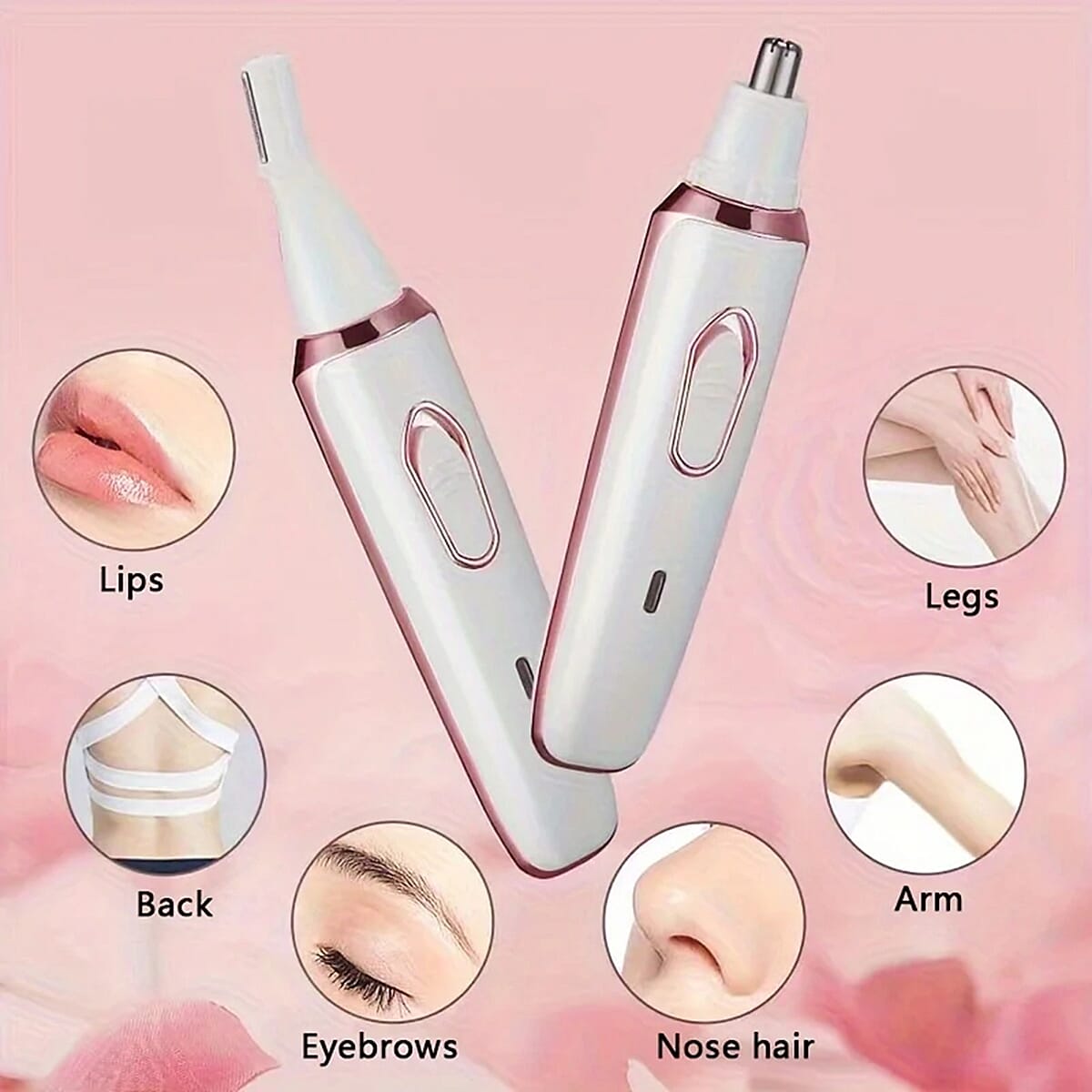 Closeout Bene Beauty 4in1 Full Body Portable Electric Razor (USB Adaptor) image number 4