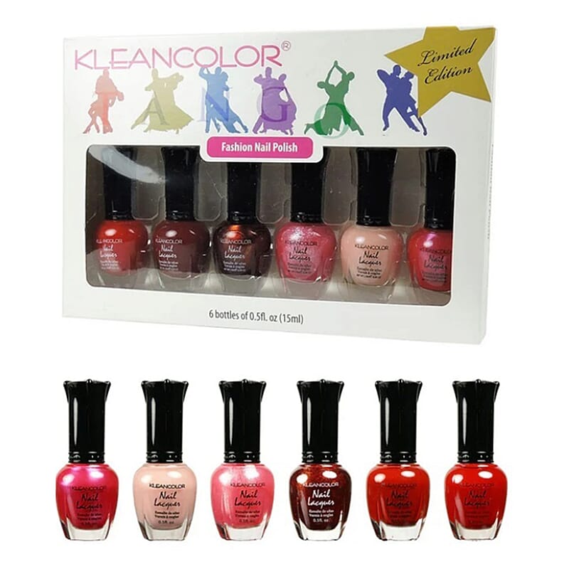 Closeout KleanColor Tango Limited Edition Nail Polish Sets-6pc