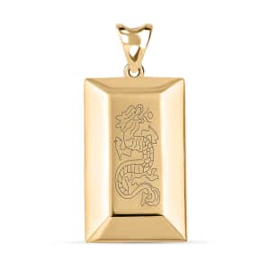 Iliana Bar Pendant in 18K Yellow Gold 1.30 Grams