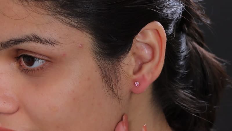 Mahenge Spinel Earrings in 18K Vermeil RG Over Sterling Silver 0.40 ctw