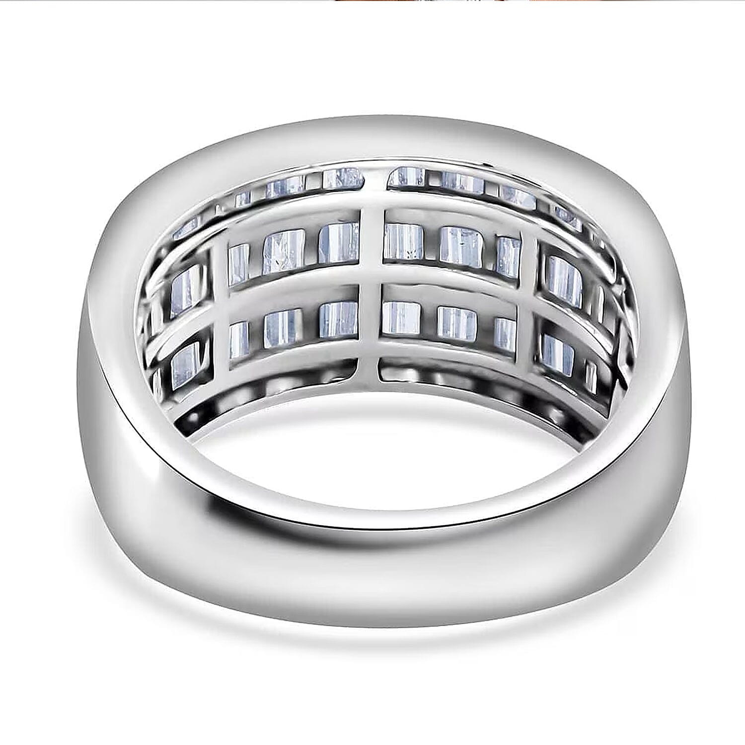 Luxuriant Lab Grown Diamond 1.05 ctw Ring in Sterling Silver (Size 7.0)