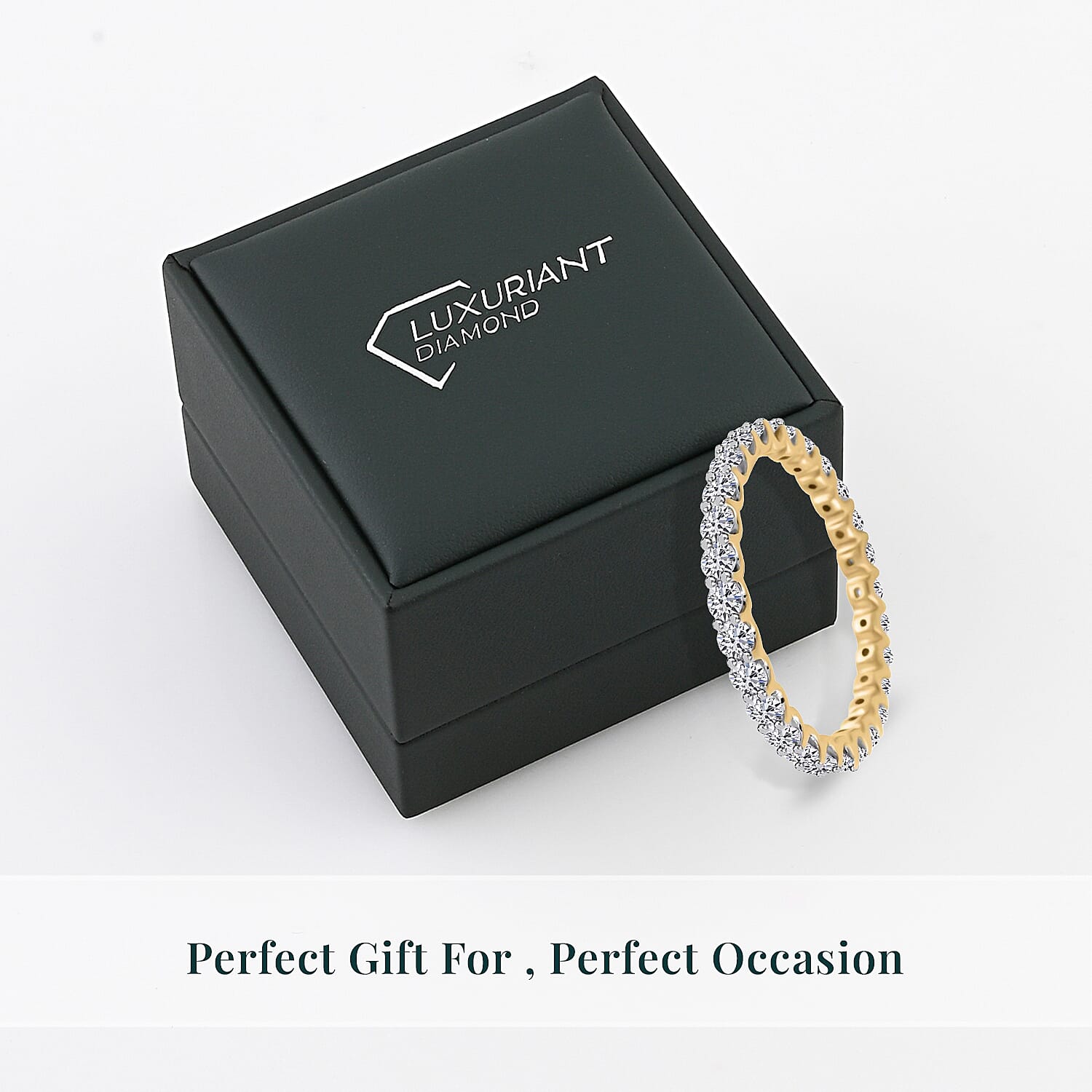 Luxuriant Lab Grown Diamond 1.25 ctw Ring in 14K Yellow Gold (Size 7.0)