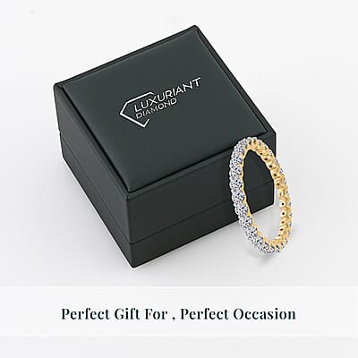 Luxuriant Lab Grown Diamond 1.25 ctw Ring in 14K Yellow Gold (Size 7.0)