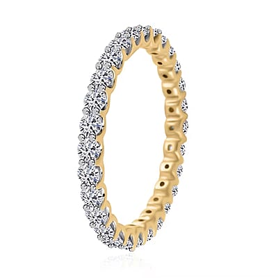 Luxuriant Lab Grown Diamond 1.25 ctw Ring in 14K Yellow Gold (Size 7.0)