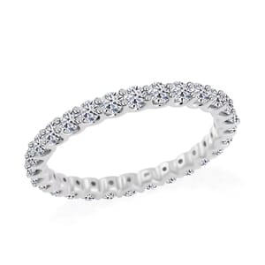 Luxuriant Lab Grown Diamond 1.25 ctw Ring in 14K White Gold (Size 7.0)