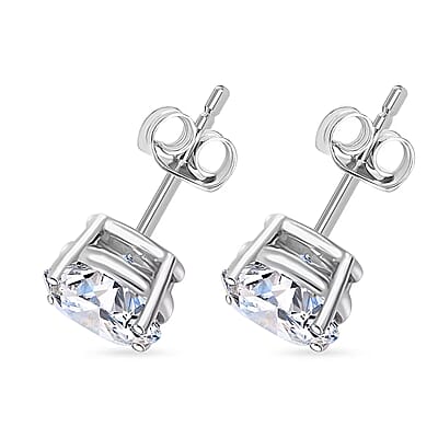 Luxuriant Lab Grown Diamond G VS 2.50 ctw Stud Earrings in 14K White Gold
