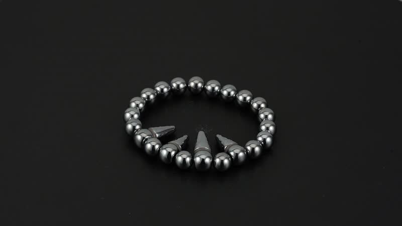 Terahertz Beaded 130.00 ctw Stretch Bracelet