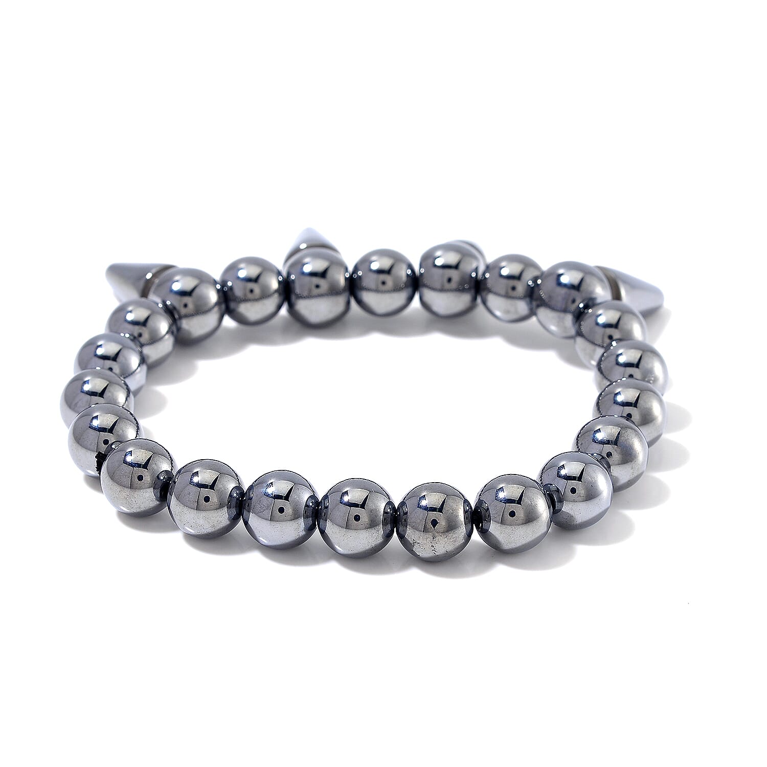 Terahertz Beaded 130.00 ctw Stretch Bracelet 