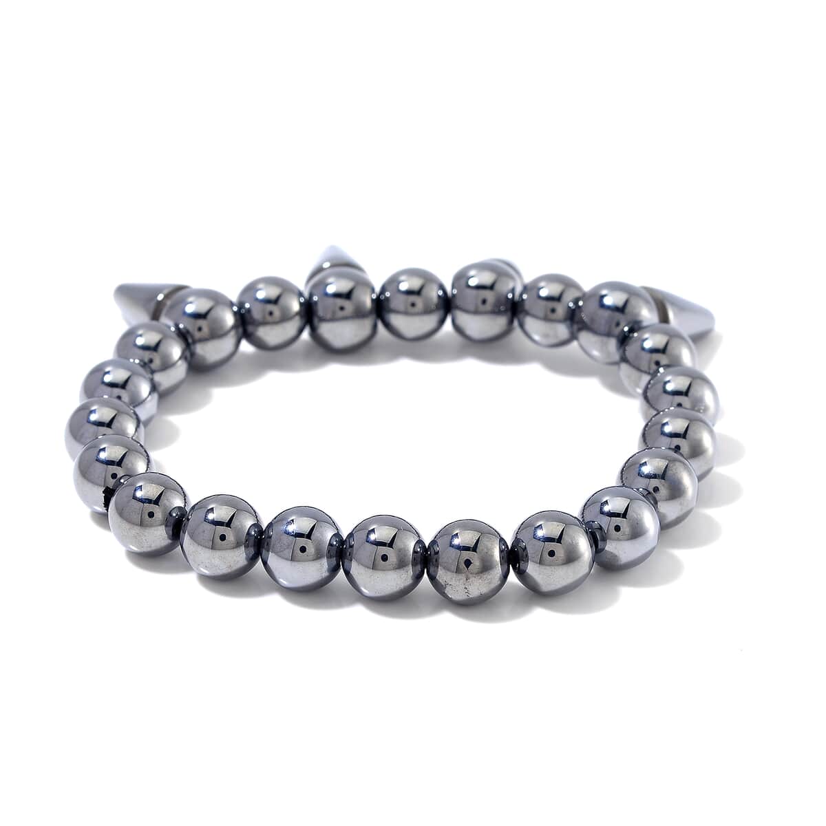 Terahertz Beaded 130.00 ctw Stretch Bracelet  image number 3