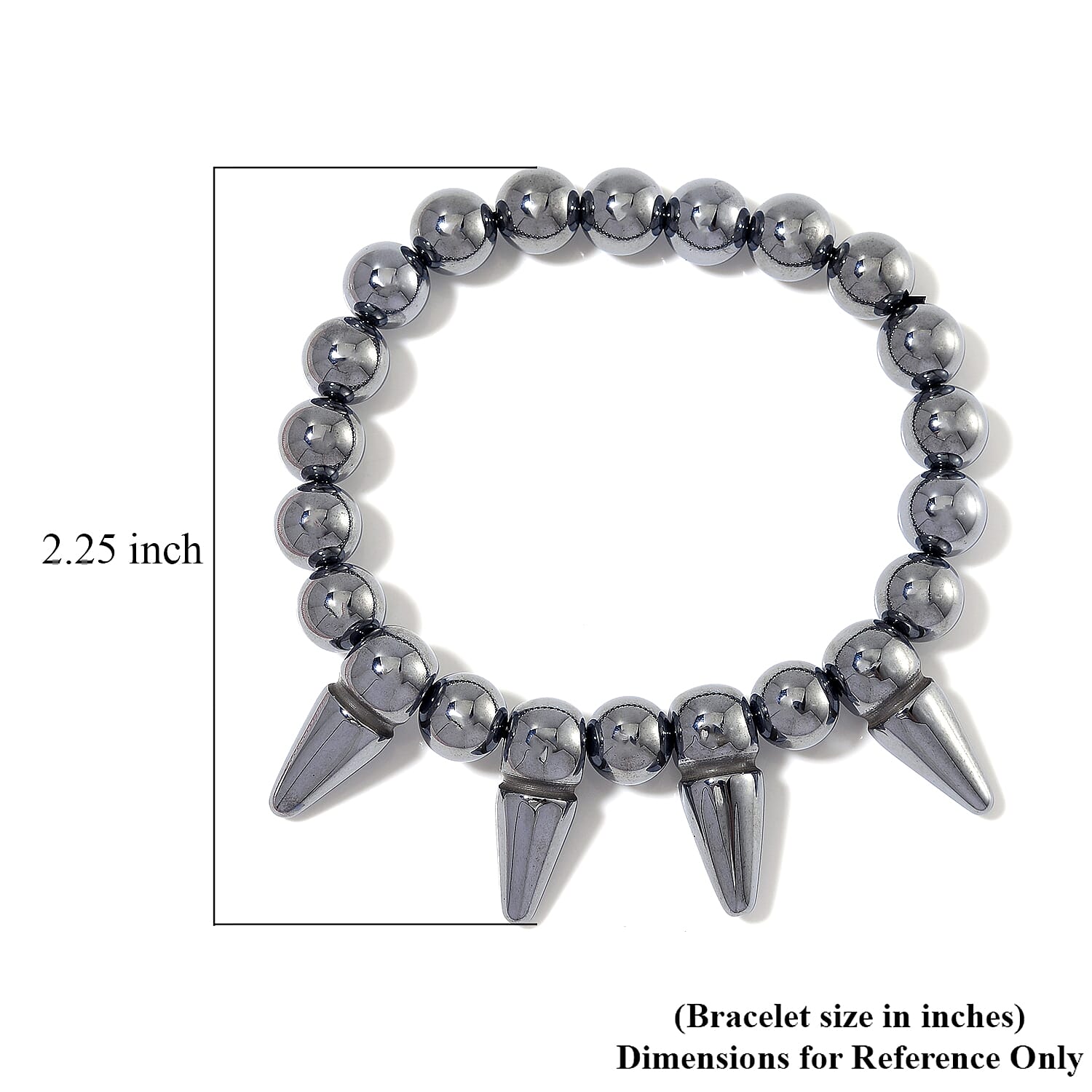 Terahertz Beaded 130.00 ctw Stretch Bracelet 