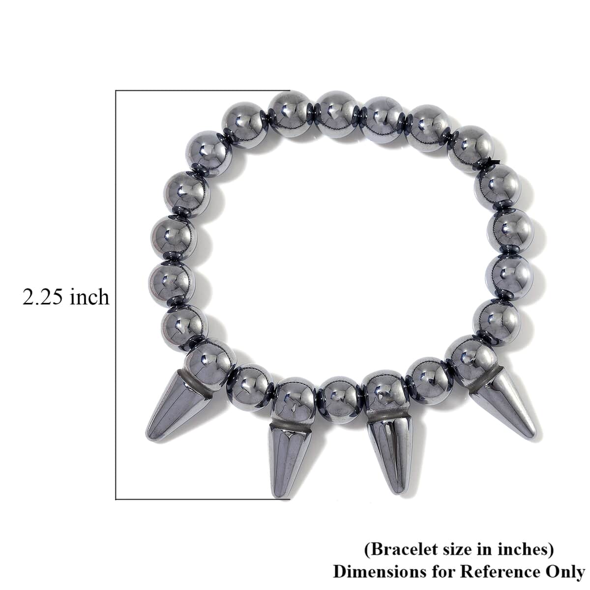 Terahertz Beaded 130.00 ctw Stretch Bracelet  image number 5