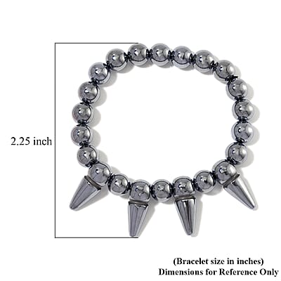 Terahertz Beaded 130.00 ctw Stretch Bracelet 