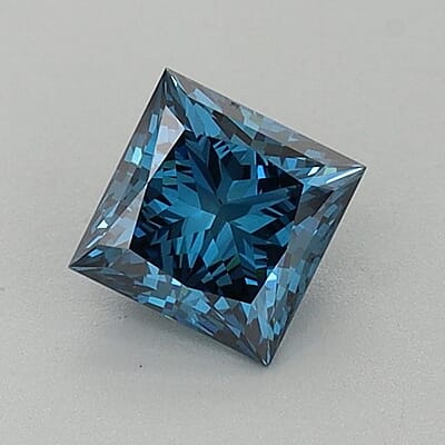 IGI Certified Luxuriant Lab Grown Blue Diamond VS2 (Sqr Mix Mix Size) 3.50 ctw
