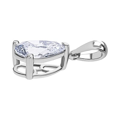 SGL Certified Luxuriant Lab Grown Diamond 2.00 ctw Solitaire Pendant in 950 Platinum