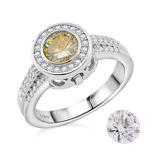 Yellow Moissanite / 5 - Product card gallery slide 1 (9432481038591)