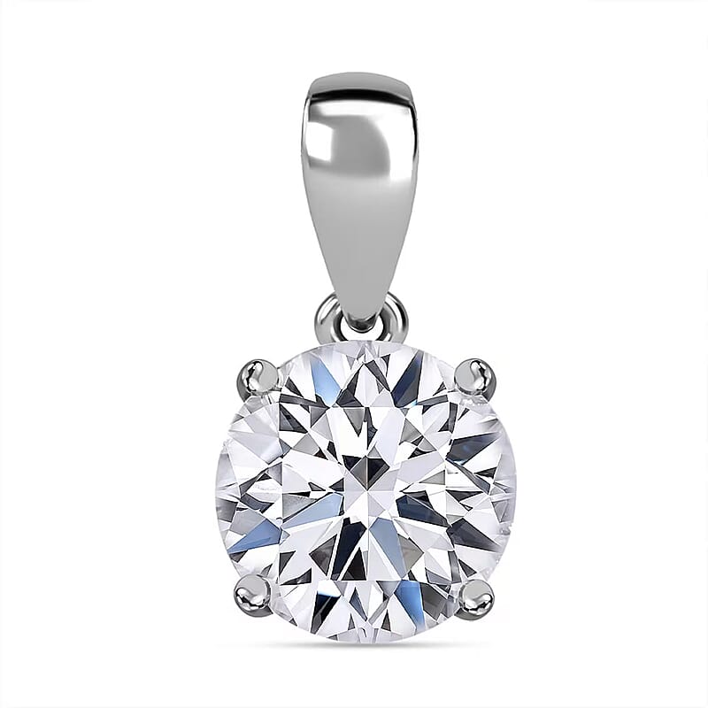 Luxuriant Lab Grown Diamond G VS 3.00 ctw Pendant without Chain in 950 Platinum