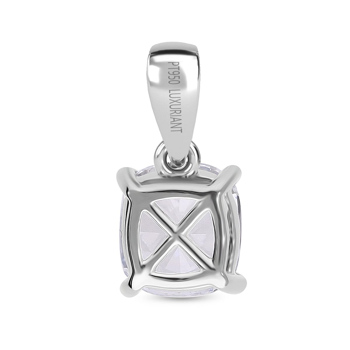 Luxuriant Lab Grown Diamond G-H VS 2.00 ctw Solitaire Pendant in 950 Platinum