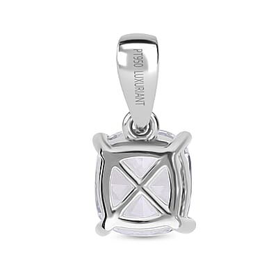 Luxuriant Lab Grown Diamond G-H VS 2.00 ctw Solitaire Pendant in 950 Platinum