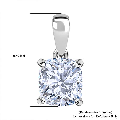 Luxuriant Lab Grown Diamond G-H VS 2.00 ctw Solitaire Pendant in 950 Platinum