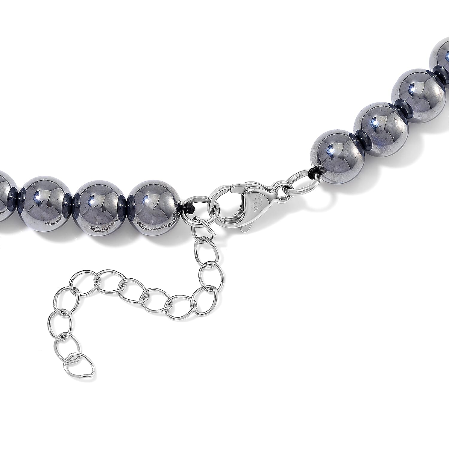 EverTrue Terahertz 250.00 ctw Necklace 18-20 Inches in Stainless Steel 