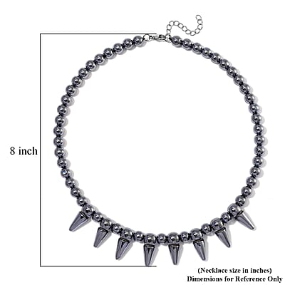 EverTrue Terahertz 250.00 ctw Necklace 18-20 Inches in Stainless Steel 