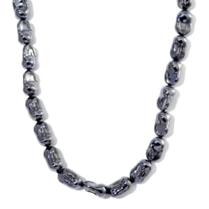 Terahertz 330.00 ctw Baroque Shape Necklace in Stainless Steel 18 Inches