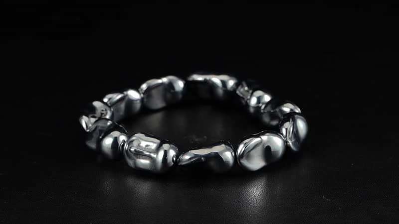 Terahertz 150.00 ctw Baroque Shape Stretch Bracelet