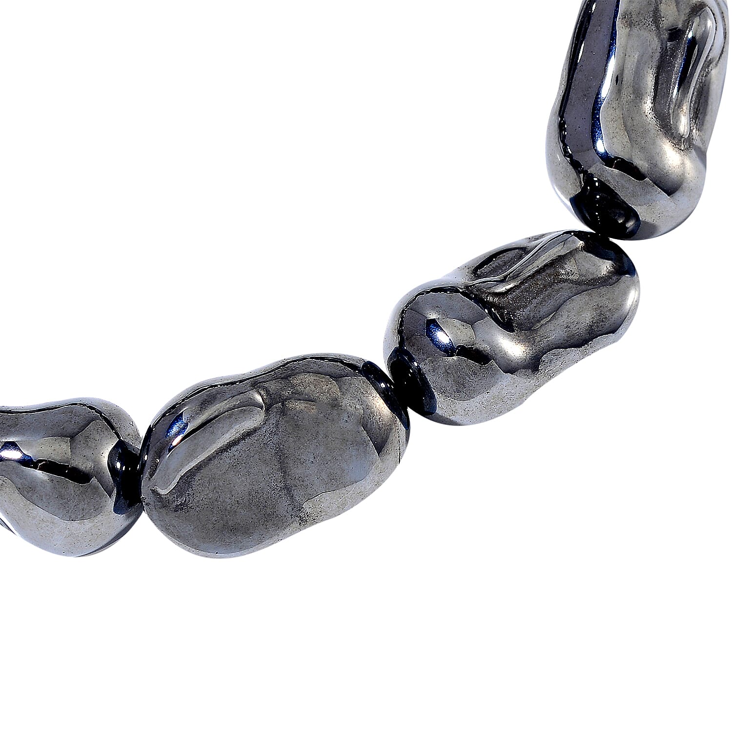 Terahertz 150.00 ctw Baroque Shape Stretch Bracelet
