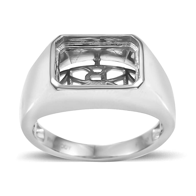 Rhapsody Men's Ring in950 Platinum (Size 10.0) 12.55 Grams