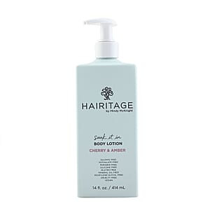 Closeout Hairitage Soak It In Body Lotion (14oz)- Cherry & Amber