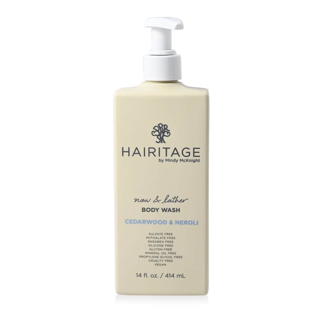 Closeout Hairitage It's a Dream Creamy Body Wash (14oz)- Cedarwood & Neroli image number 0