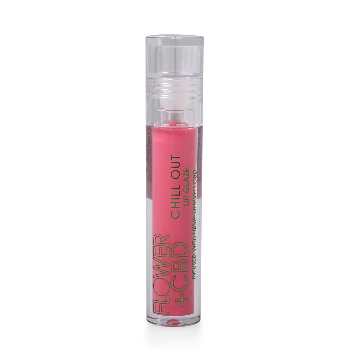 By Drew Barrymore Closeout Flower + CBD Chill Out Lip Glaze (.1oz)- Glaze Unwind Strawberry image number 0