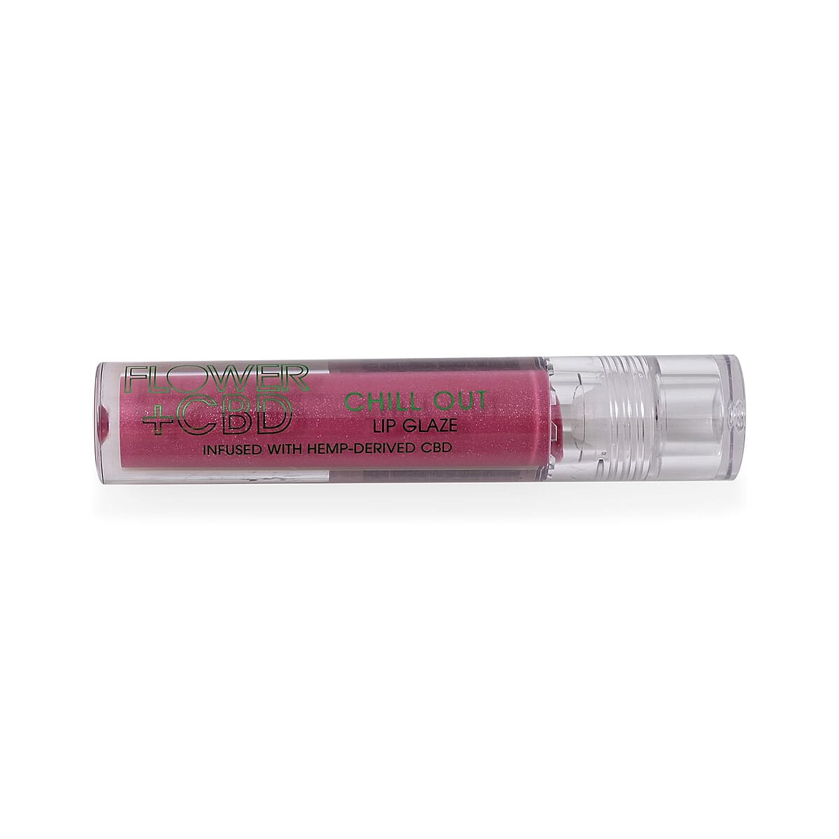 By Drew Barrymore Closeout Flower + CBD Chill Out Lip Glaze (.1oz)- Zen Plum image number 1