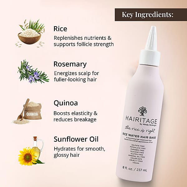 Closeout Hairitage The Rice Is Right Rice Water Hair Rinse (8oz)
