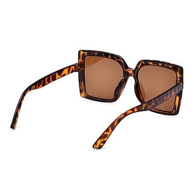 Brown Leopard Pattern UV400 Polarized Sunglasses