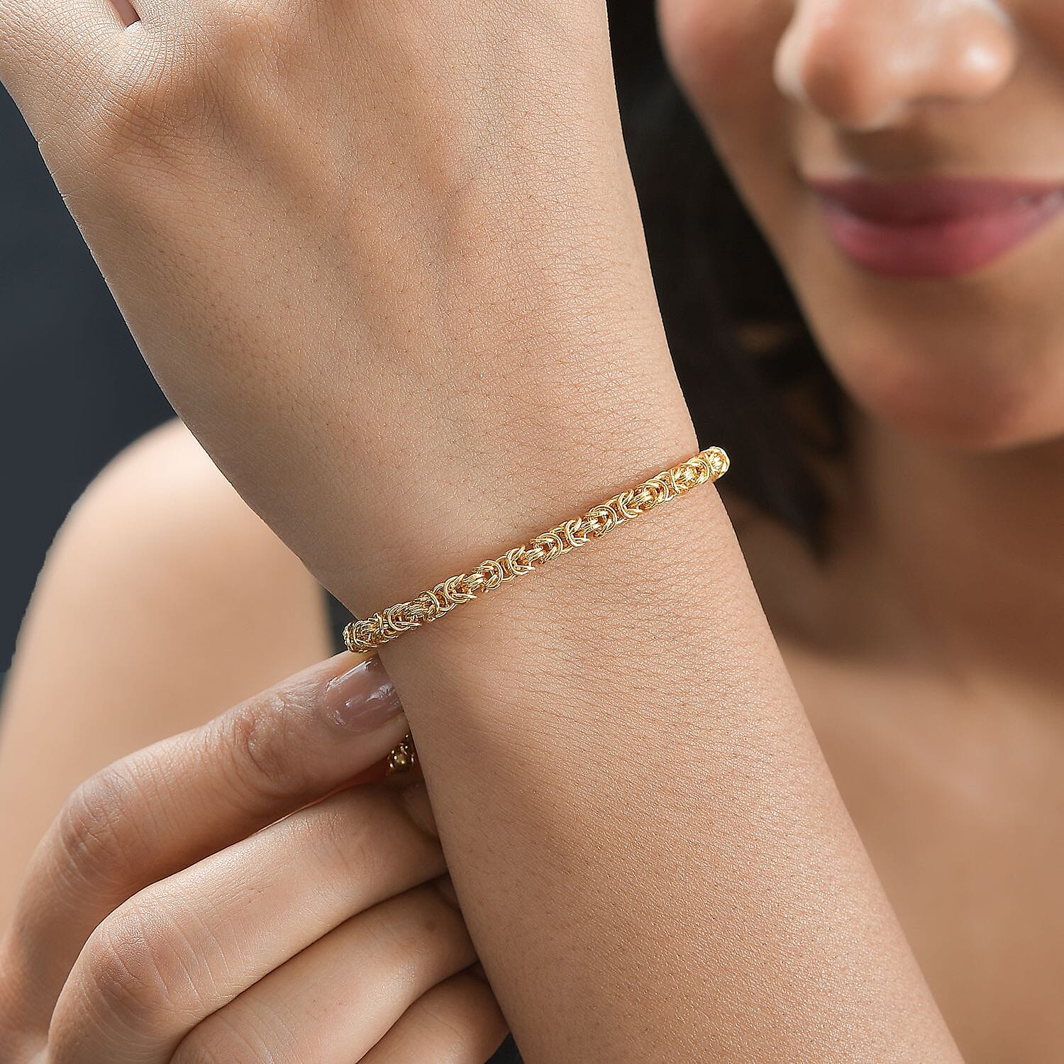 Yellow Gold Over Sterling Silver - Product card gallery slide 3 (9432489689343)