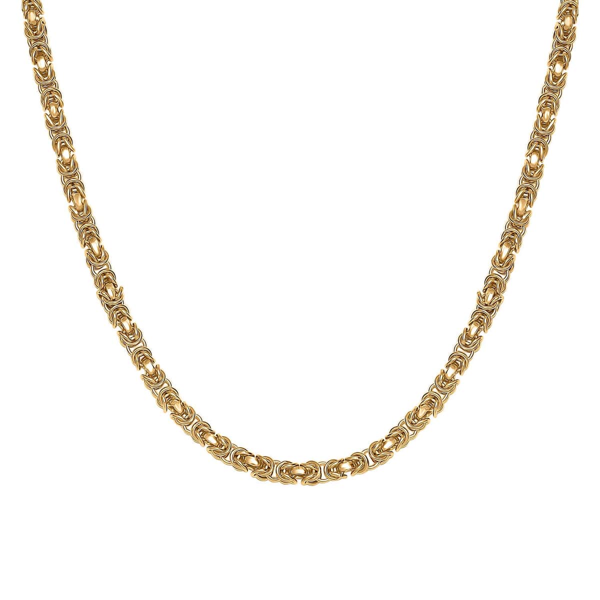 Byzantine Necklace in 14K Yellow Gold Over Sterling Silver 20 Inches 31 Grams image number 0