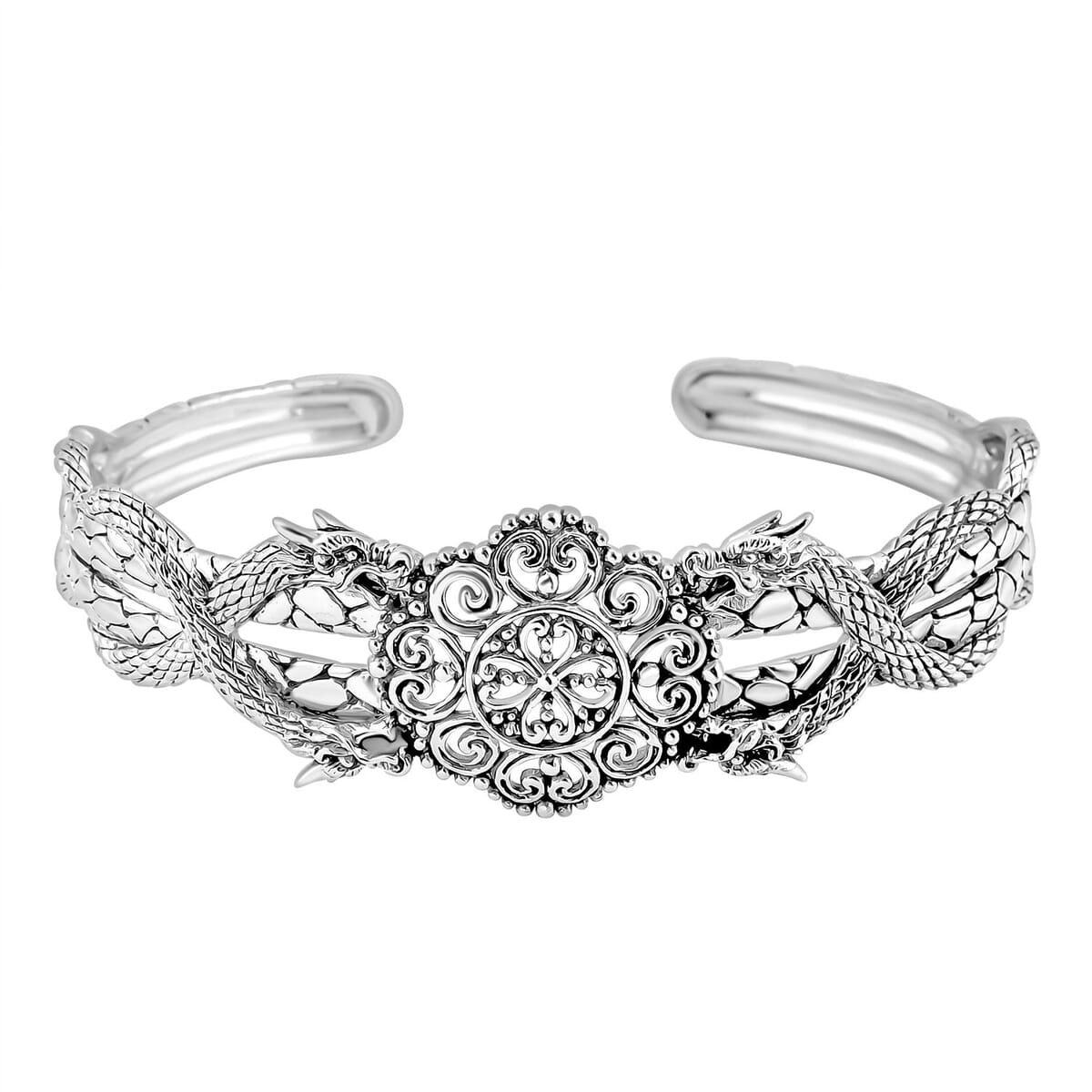 Bali Legacy Pebble Bangle Bracelet in Sterling Silver (7.25 In) 25.85 Grams image number 0