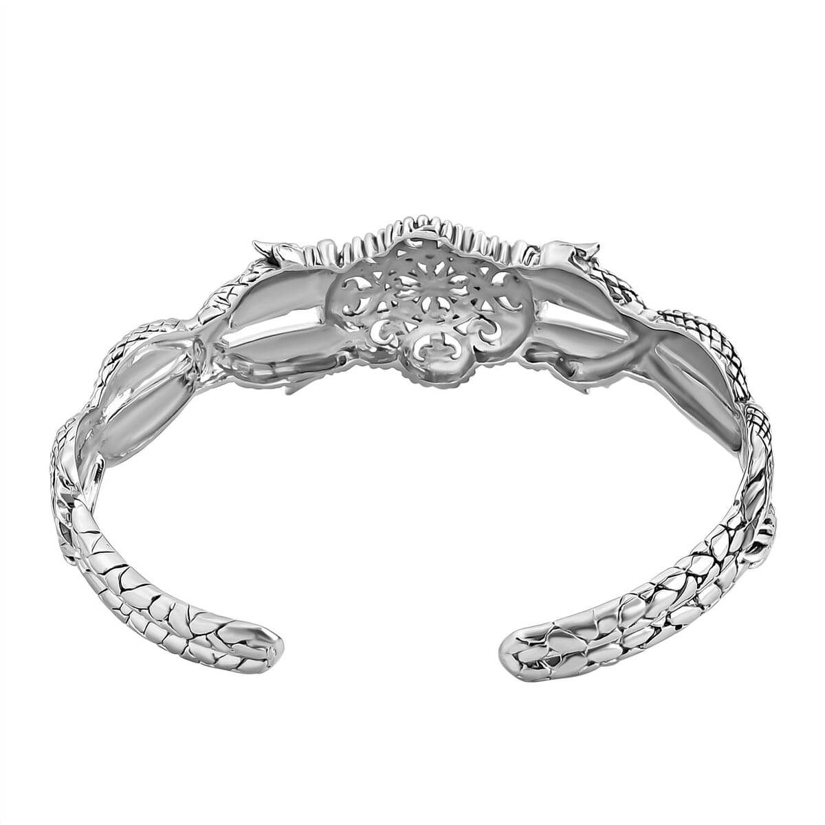 Bali Legacy Pebble Bangle Bracelet in Sterling Silver (7.25 In) 25.85 Grams image number 5